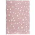 Lastenhuoneen matto, Candy Stars vaaleanpunainen, 120 x 170 x 1 cm