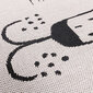 Lastenhuoneen matto leijonakuvioisella kuvioinnilla, 160 x 160 x 1 cm, beige hinta ja tiedot | Isot matot | hobbyhall.fi