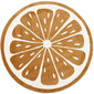 Lastenhuoneen matto, Sweet Orange, 160 x 160 cm, oranssi hinta ja tiedot | Isot matot | hobbyhall.fi
