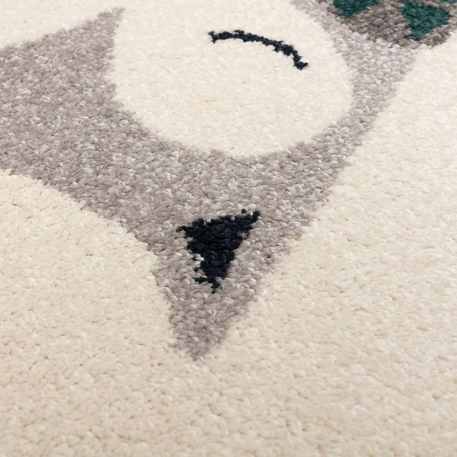Lastenhuoneen matto, nukkuva pöllö, 120 x 170 x 1 cm, monivärinen hinta ja tiedot | Isot matot | hobbyhall.fi