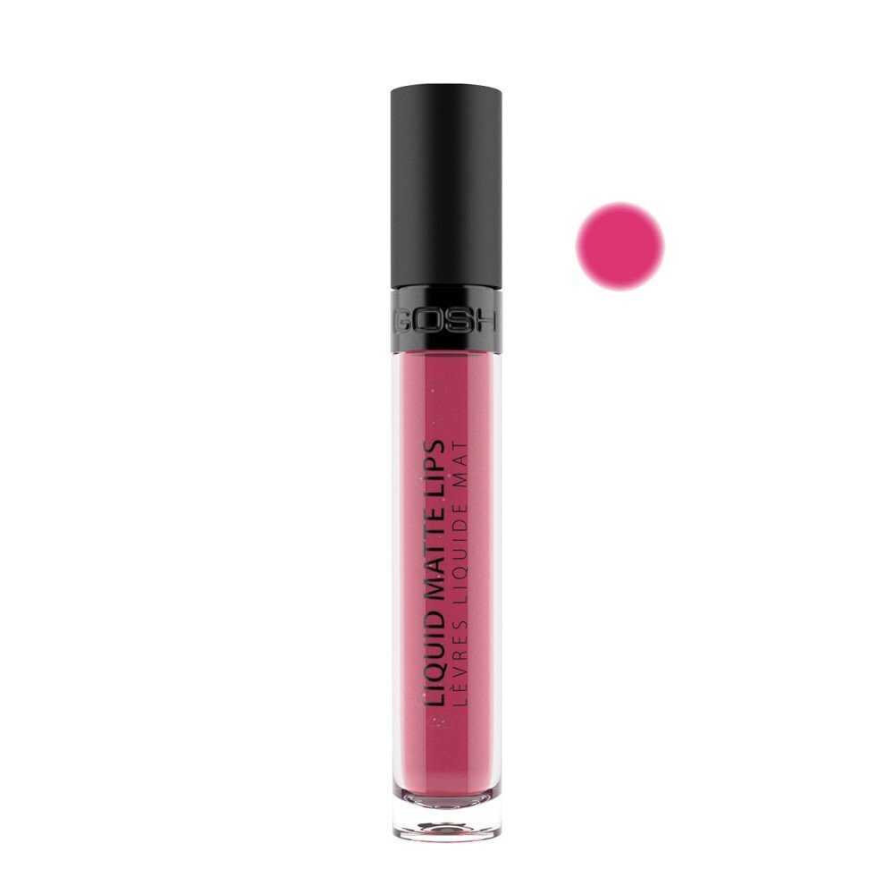 GOSH Liquid Matte Lips -nestemäinen huulipuna, 4 ml, 002 Pink Sorbet hinta ja tiedot | Huulipunat, huulikiillot ja huulirasvat | hobbyhall.fi