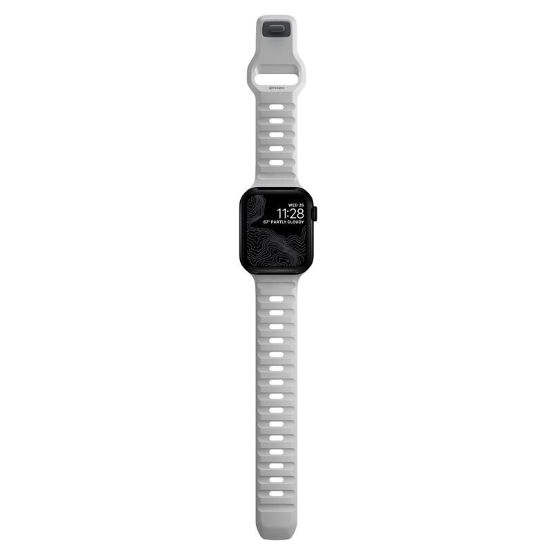 Nomad Sport Strap M/L, lunar gray - Apple Watch Ultra, Series 8, 7 (45mm) - Apple Watch Ultra, Series 8, 7, 6, SE (44mm) hinta ja tiedot | Älykellojen ja aktiivisuusrannekkeiden lisätarvikkeet | hobbyhall.fi