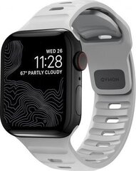 Nomad Sport Strap M/L, lunar gray - Apple Watch Ultra, Series 8, 7 (45mm) - Apple Watch Ultra, Series 8, 7, 6, SE (44mm) hinta ja tiedot | Nomad Puhelimet, älylaitteet ja kamerat | hobbyhall.fi