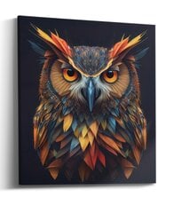 Taulu Owl Black hinta ja tiedot | Taulut | hobbyhall.fi