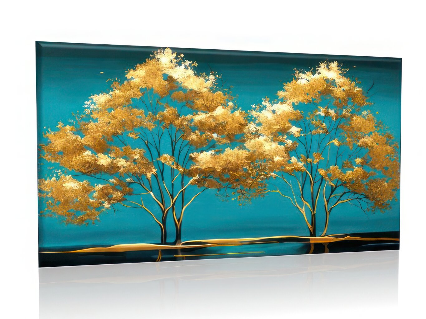 Taulu Gold Trees hinta ja tiedot | Taulut | hobbyhall.fi