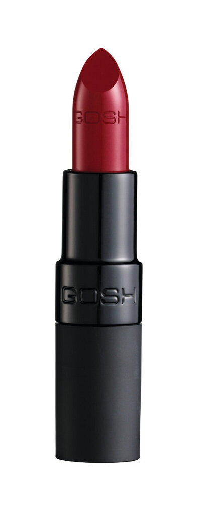 GOSH Velvet Touch Lipstick -huulipuna, 4 g, 170 Night Kiss hinta ja tiedot | Huulipunat, huulikiillot ja huulirasvat | hobbyhall.fi