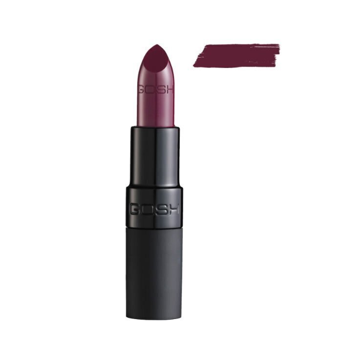 GOSH Velvet Touch Lipstick -huulipuna, 4 g, 008 Matt Plum hinta ja tiedot | Huulipunat, huulikiillot ja huulirasvat | hobbyhall.fi