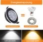 B-right LED upotettavat valot, 5 W, 3000K, 400 lumenia, himmennettävä, musta, 4 kpl. hinta ja tiedot | Upotettavat valaisimet ja LED-valaisimet | hobbyhall.fi