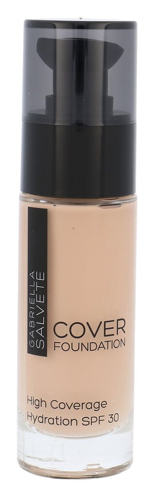 Gabriella Salvete Cover Foundation meikkivoide 30 ml, 100 Porcelain hinta ja tiedot | Meikkivoiteet ja puuterit | hobbyhall.fi