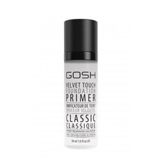 GOSH Velvet Touch Foundation Primer Classic -meikinpohjustusvoide, 30 ml hinta ja tiedot | GOSH Hajuvedet ja kosmetiikka | hobbyhall.fi