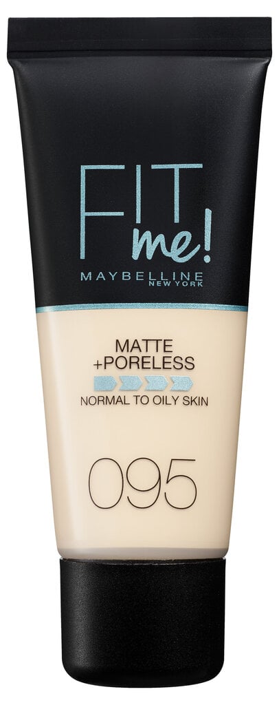 Nestemäinen meikkivoide Maybelline New York Fit Me! Matt & Poreless 122 Creamy Beige, 30 ml hinta ja tiedot | Meikkivoiteet ja puuterit | hobbyhall.fi