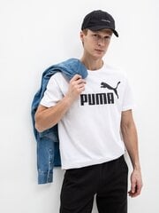 Ess logo tee puma miehet white 58666602 hinta ja tiedot | Miesten T-paidat | hobbyhall.fi