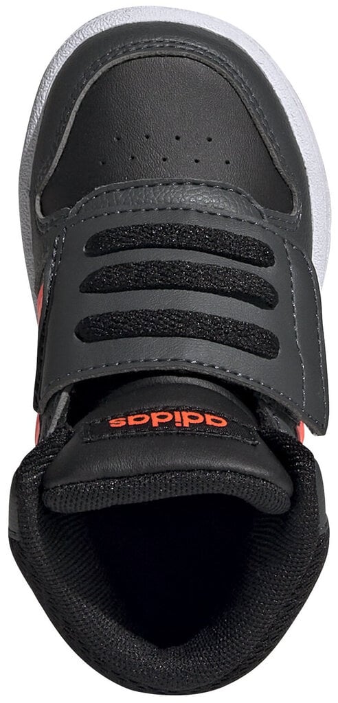 Hoops mid 2.0 i adidas core poika black gz7780 hinta ja tiedot | Lasten urheilukengät | hobbyhall.fi