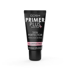GOSH Primer+ Illuminating Skin Perfector -meikinpohjustusvoide, 30 ml hinta ja tiedot | Meikkivoiteet ja puuterit | hobbyhall.fi