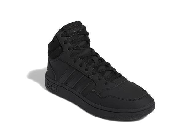 Hoops 3.0 mid adidas core miehet black gv6683 hinta ja tiedot | Miesten urheilu- ja vapaa-ajan kengät | hobbyhall.fi