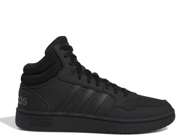 Hoops 3.0 mid adidas core miehet black gv6683 hinta ja tiedot | Miesten urheilu- ja vapaa-ajan kengät | hobbyhall.fi