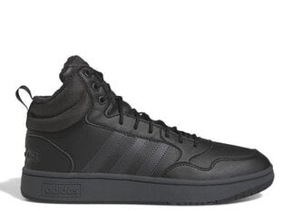 Hoops 3.0 mid wtr adidas core miehet black gw6421 hinta ja tiedot | Miesten urheilu- ja vapaa-ajan kengät | hobbyhall.fi