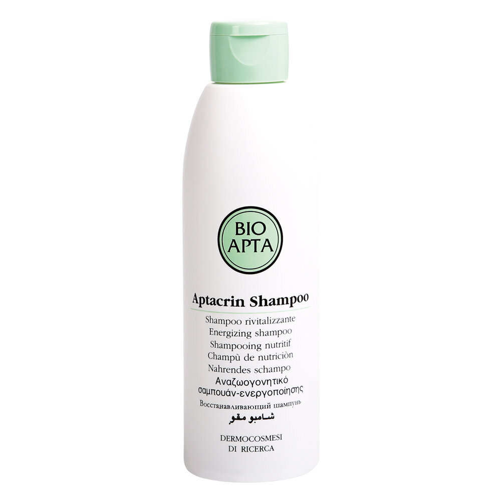 Bioapta Aptacrin Shampoo Sulfaatiton shampoo hauraille ja vaurioituneille hiuksille, 200 ml hinta ja tiedot | Shampoot | hobbyhall.fi