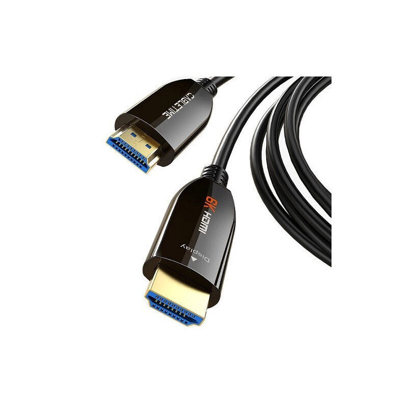 HDMI-kaapeli - HDMI, AOC, 8K, 60Hz, 50m, 48Gbps, 2.1 ver. hinta ja tiedot | Kaapelit ja adapterit | hobbyhall.fi