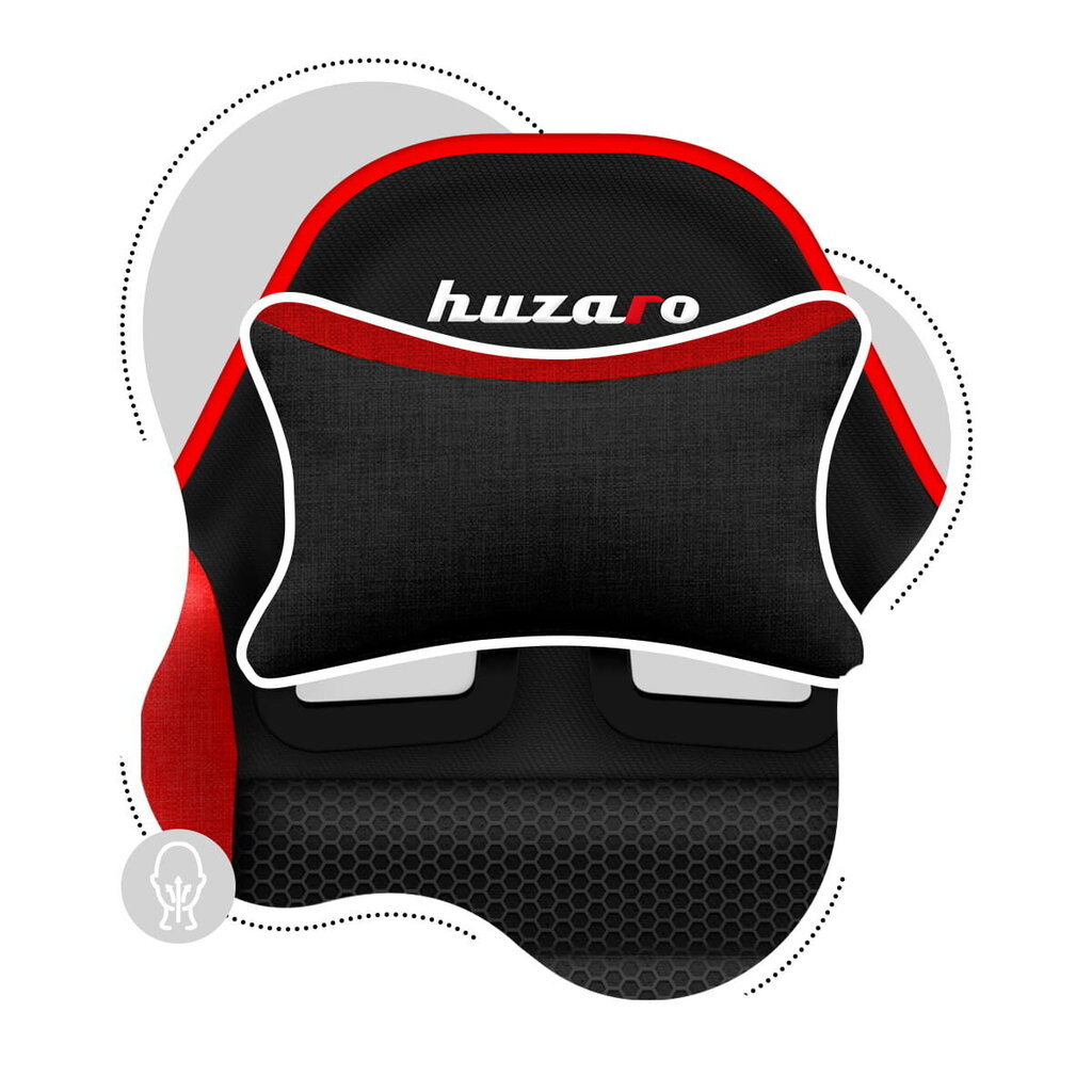 Huzaro Ranger 6.0 Red Mesh pelituoli, punainen hinta ja tiedot | Toimistotuolit | hobbyhall.fi