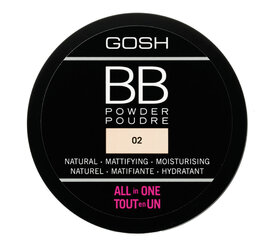 GOSH BB Powder BB -puuteri, 6.5 g, 02 Sand hinta ja tiedot | Meikkivoiteet ja puuterit | hobbyhall.fi