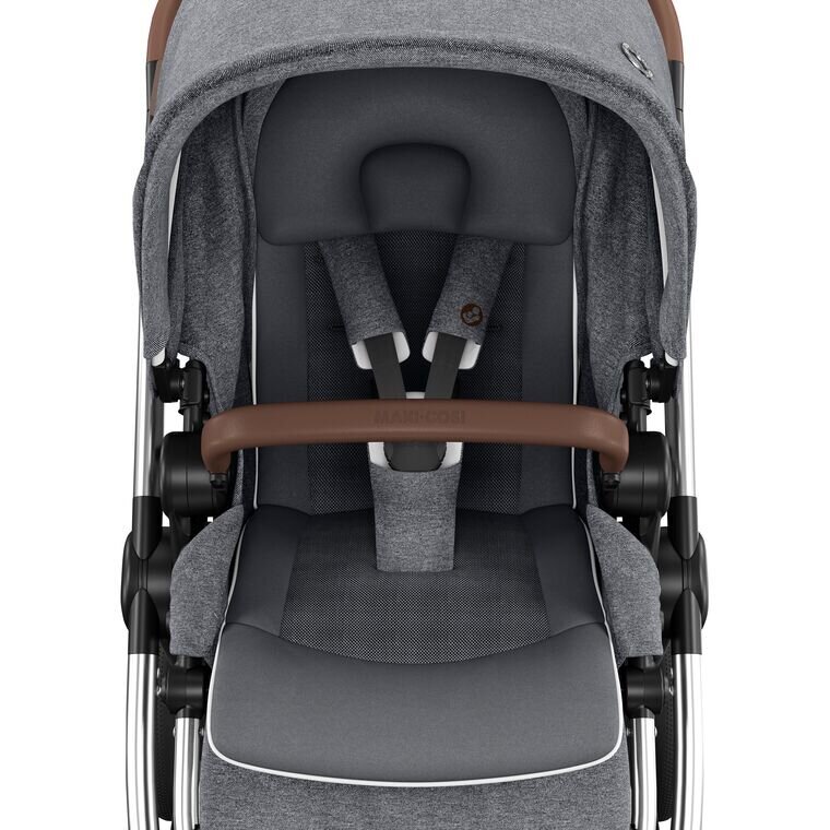 Urheilurattaat Maxi Cosi Adorra Luxe, Twillic Grey hinta ja tiedot | Vaunut ja rattaat | hobbyhall.fi