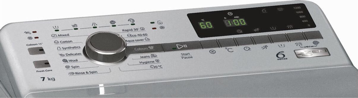 Whirlpool TDLRS 7222BS EU/N hinta ja tiedot | Pyykinpesukoneet | hobbyhall.fi