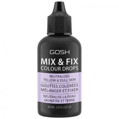 GOSH Mix & Fix Colour Drops -meikkivoide, 30 ml, Purple hinta ja tiedot | Meikkivoiteet ja puuterit | hobbyhall.fi