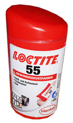 S. Loctite 55, Tiivistenauha 160 m hinta ja tiedot | Eristeet ja tiivisteet | hobbyhall.fi