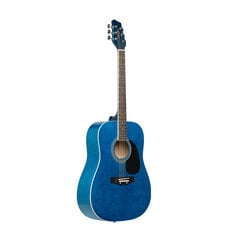 Stagg SA20D, Sinisen värinen Akustinen kitara hinta ja tiedot | Kitarat | hobbyhall.fi