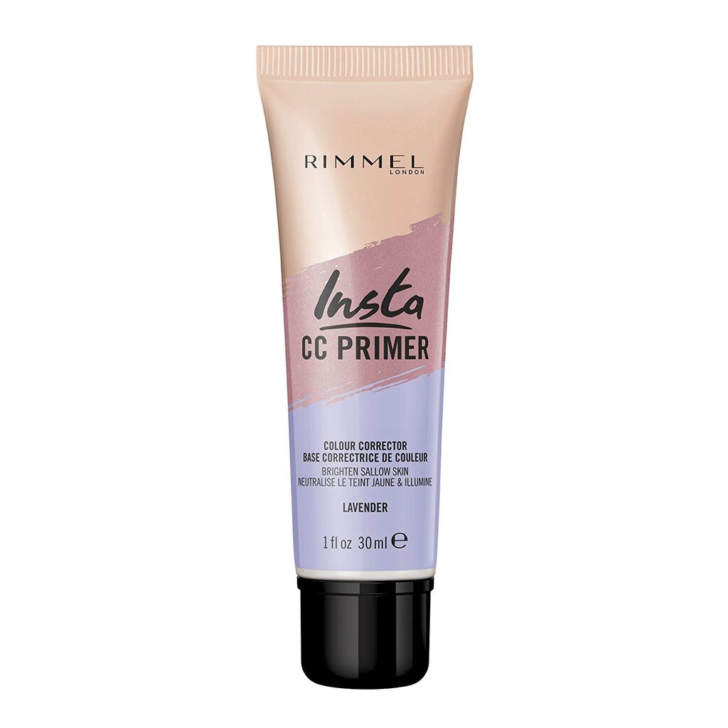 Rimmel London Insta CC Primer meikin pohjustusvoide 30 ml, Lavender hinta ja tiedot | Meikkivoiteet ja puuterit | hobbyhall.fi