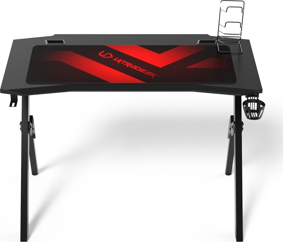 Pelipöytä Ultradesk Action V2, musta hinta ja tiedot | Tietokonepöydät ja työpöydät | hobbyhall.fi