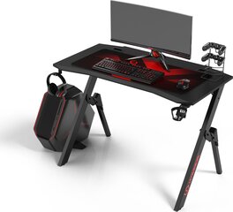 Pelipöytä Ultradesk Action V2, musta hinta ja tiedot | Tietokonepöydät ja työpöydät | hobbyhall.fi