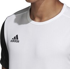 Treenipaita Adidas Estro, valkoinen, 176 cm hinta ja tiedot | Jalkapallovaatteet ja -varusteet | hobbyhall.fi