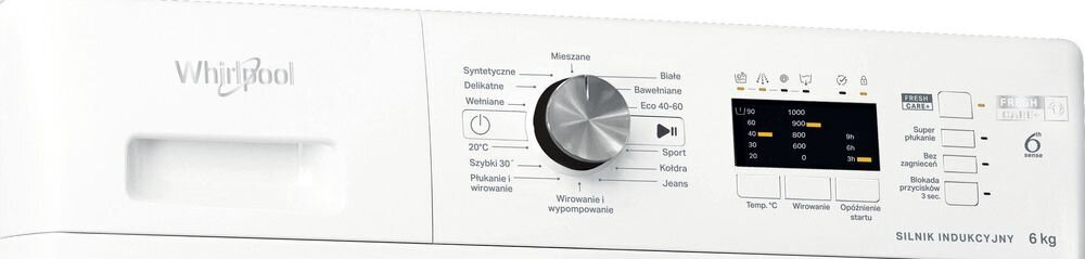 Whirlpool FFL 6038 B PL hinta ja tiedot | Pyykinpesukoneet | hobbyhall.fi