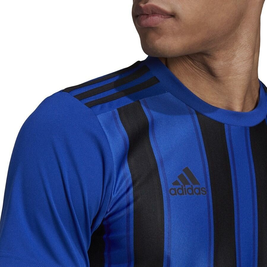 Jalkapallopaita Adidas STRIPED 21 JSY, sininen, S hinta ja tiedot | Jalkapallovaatteet ja -varusteet | hobbyhall.fi