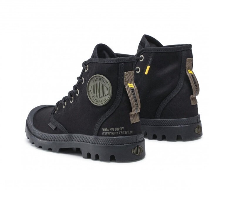 Jalkineet Palladium Pampa Hi HTG Supply, mustat hinta ja tiedot | Miesten urheilu- ja vapaa-ajan kengät | hobbyhall.fi