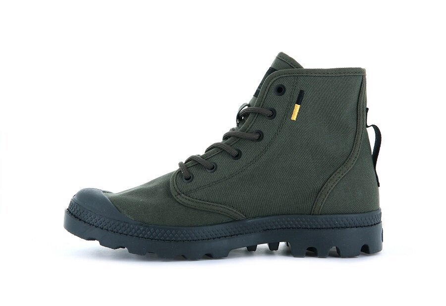 Jalkineet Palladium Pampa Hi HTG Supply, oliivinvihreät hinta ja tiedot | Miesten urheilu- ja vapaa-ajan kengät | hobbyhall.fi