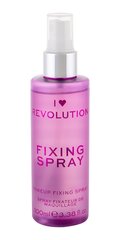 Makeup Revolution London I Heart Revolution Fixing Spray meikin kiinnityssuihke 100 ml hinta ja tiedot | Meikkivoiteet ja puuterit | hobbyhall.fi