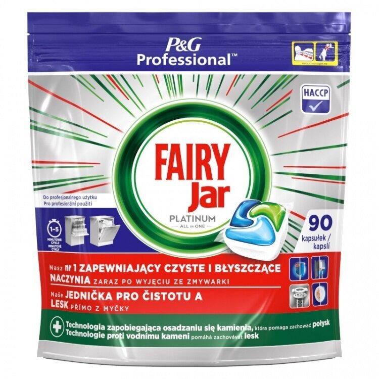 Fairy Platinum astianpesuainekapselit 90 kpl hinta ja tiedot | Astianpesuaineet | hobbyhall.fi