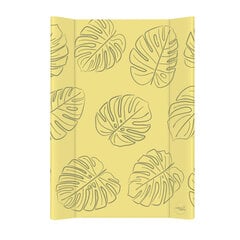 CebaBaby Comfort lasten vaihtopöytä, Monstera Mustard, lyhyen mallinen, kovapintainen, koko 70 cm W-203-002-260 hinta ja tiedot | CebaBaby Lapset | hobbyhall.fi