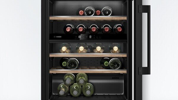 Bosch viinin jäähdytin KUW21AHG0 6-sarjaa, energiatehokkuusluokka G hinta ja tiedot | Viinikaapit | hobbyhall.fi