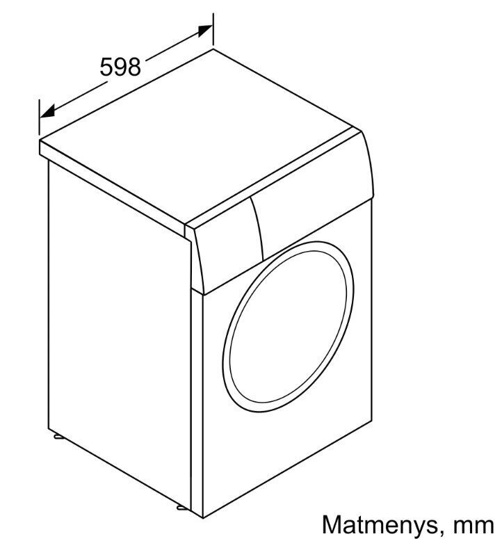 Bosch WAJ280L2SN hinta ja tiedot | Pyykinpesukoneet | hobbyhall.fi