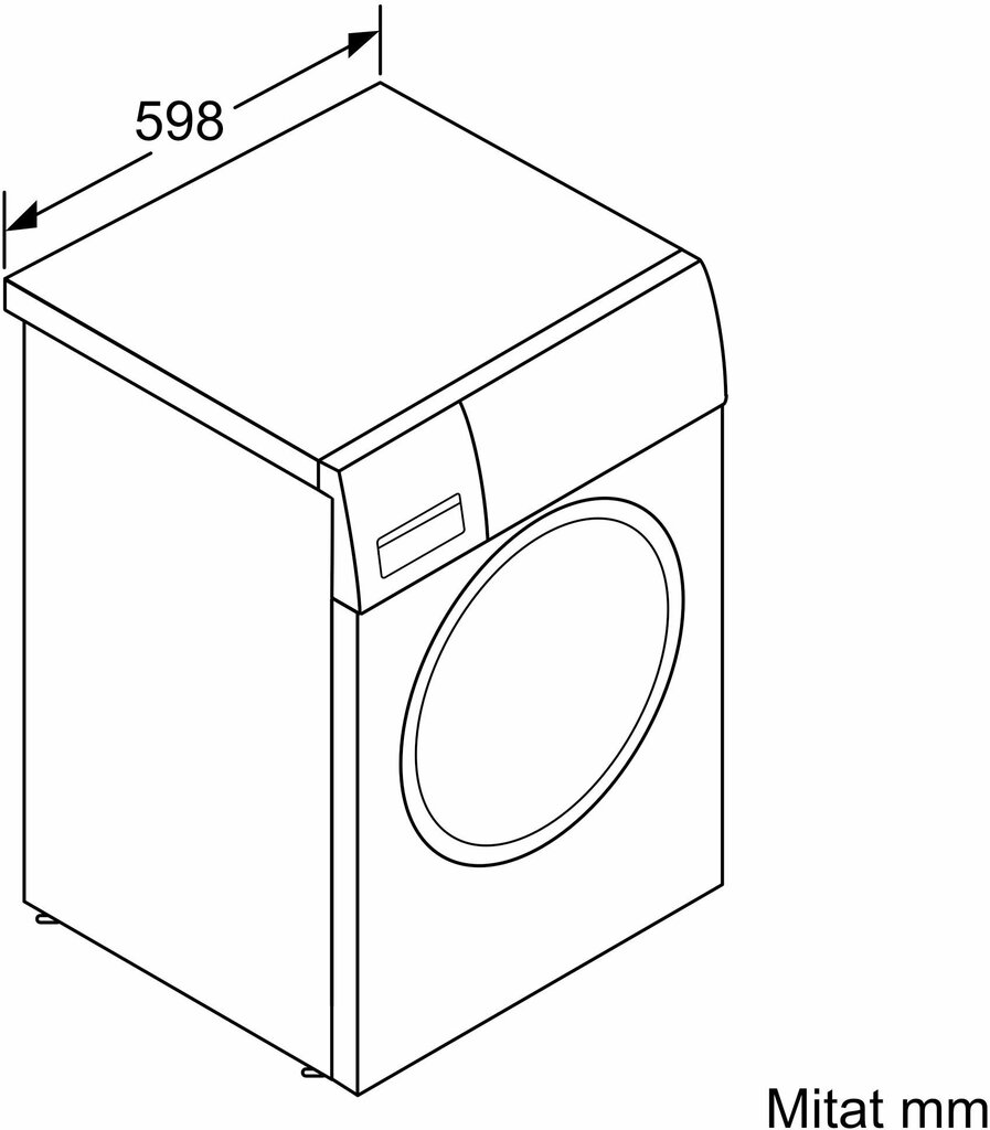 Siemens WG56G2AIDN iQ500 hinta ja tiedot | Pyykinpesukoneet | hobbyhall.fi