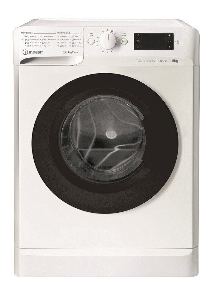 Pyykinpesukone Indesit MTWSE61294WKEE hinta ja tiedot | Pyykinpesukoneet | hobbyhall.fi