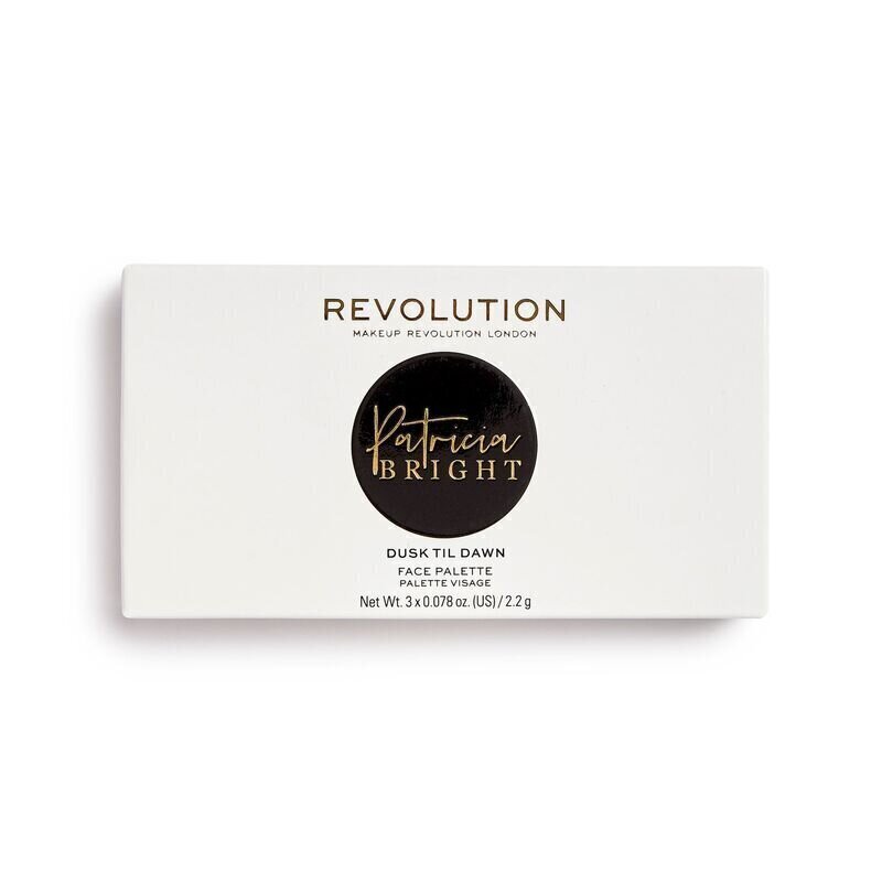 Kasvojen muotoilupaletti Makeup Revolution Patricia Bright 6.6 g, Dusk Till&amp;Dawn Face hinta ja tiedot | Aurinkopuuterit ja poskipunat | hobbyhall.fi