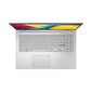 Asus Vivobook Go 15 Ryzen 5 7520U 8GB 512 SSD AMD Radeon GR W11H Silver hinta ja tiedot | Kannettavat tietokoneet | hobbyhall.fi