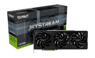 Palit VGA PCIE16 RTX4070TI 12GB/RTX4070TI JETSTREAM PALIT hinta ja tiedot | Näytönohjaimet | hobbyhall.fi