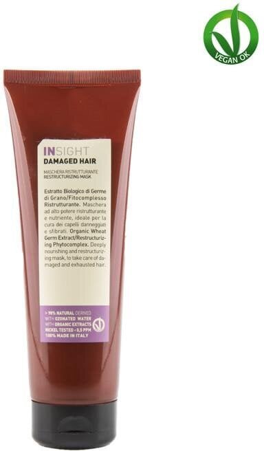 Insight Damaged Hair Restructurizing -shampoo vaurioituneille hiuksille, 500 ml hinta ja tiedot | Naamiot, öljyt ja seerumit | hobbyhall.fi