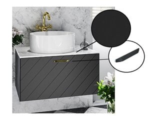 Besco Floo 80 kylpyhuonekaappi mustalla tasolla, musta hinta ja tiedot | Besco Huonekalut ja sisustus | hobbyhall.fi